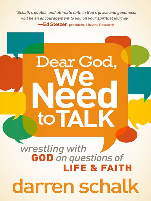 Title details for Dear God, We Need to Talk by Darren Schalk - Available